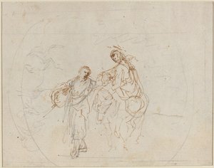 Lento Egyptiin [verso]. tekijältä Stefano della Bella