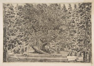 Puutalo Pratolinossa, n. 1653. tekijältä Stefano della Bella