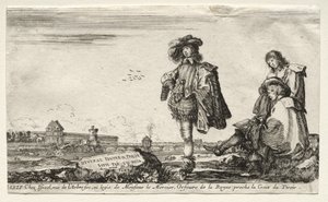 Erilaisia hahmoja ja maisemia, 1649. tekijältä Stefano della Bella