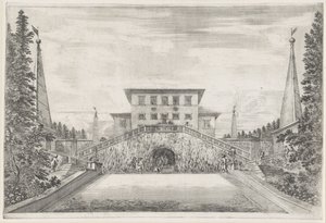 Villa Pratolino De Villa Pratolino (sarjan nimi) Vues de la villa de Pratolino (sarjan nimi) tekijältä Stefano della Bella