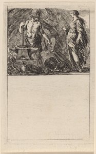 Vulcan ja Thetis, 1644. tekijältä Stefano della Bella