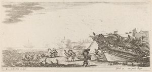 Windy Harbor, 1644. tekijältä Stefano della Bella