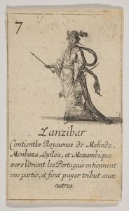 Sansibar, 1644. tekijältä Stefano della Bella
