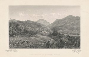 Franconia Notch, White Mountains tekijältä Stephen Alonzo Schoff, after George L. Brown