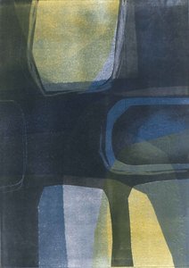 Arches Sun  Sea I, 2015 (monoprintti paperille) tekijältä Stephen Dow