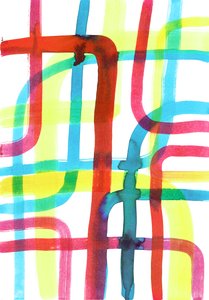 Risteys, 2016 (muste paperille)