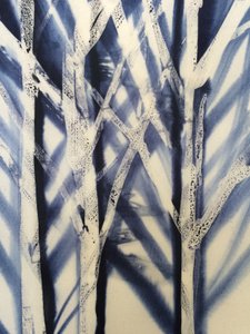 Tree II, 2016 (vaha kankaalle) tekijältä Stephen Dow