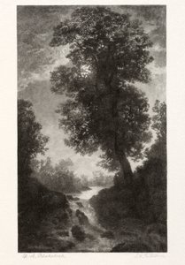 Moonlightin vesiputous, 1887. tekijältä Stephen Greeley Putnam