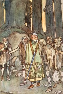 "Ja sinä yönä oli juhlaa ja iloa yksinäisessä majassa", vuosi 1910. tekijältä Stephen Reid