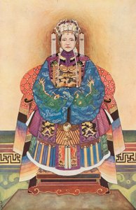 Kiinan keisarinna (väri litho) tekijältä Stephen Reid