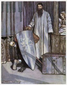 Kuvitus Siegfried the Dragon-Slayerille (värinen lito) tekijältä Stephen Reid