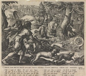 Allegorinen metsästys, 1578