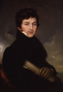 Muotokuva säveltäjä Charles Edward Hornista 1786-1849, noin 1825 tekijältä Stroely