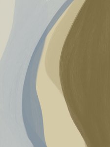 Maalliset abstraktit käyrät tekijältä Studio Palette