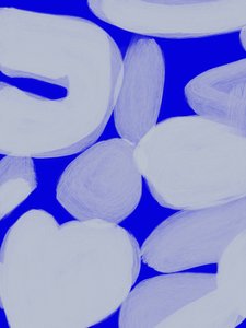 Rauhalliset siniset abstraktit muodot tekijältä Studio Palette