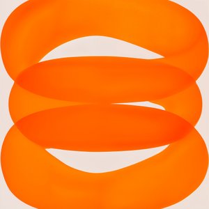 Kirkkaan oranssit silmukat