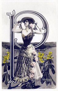 P: Mlle Lolita, taiteilija 1900-luvulta - Aakkoset postikortissa