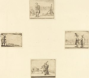 Etsausarkki tekijältä Style of Jacques Callot