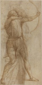 Jousiampujan hahmo [recto] tekijältä Style of Pietro Perugino