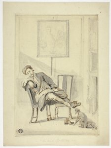 Väsynyt urheilija tekijältä Style of William Hogarth