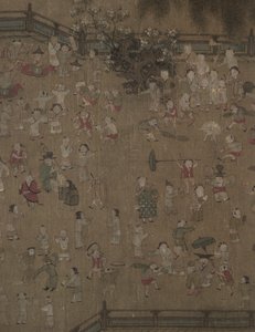 Sata lasta leikkimässä, 1100-1200. tekijältä Su Hanchen