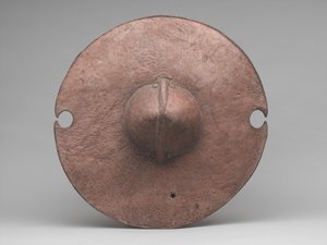 Daraga tai kilpi, n. 1885 (virtahevon nahka)