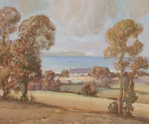 Scarborough Bay (akvarelli paperille) tekijältä Sunderland Rollison