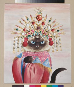 Kuvitus elokuvasta Cats Galore! A Compendium of Cultured Cats (julkaisu 2015). tekijältä Susan Herbert