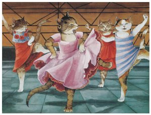 Kuvitus elokuvasta Cats (julkaisu 2006) tekijältä Susan Herbert