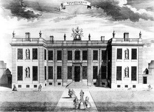 Näkymä Marlborough Housesta Pall Mallissa, Westminsterissä, 1741