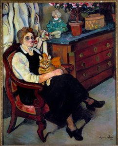 Neiti Lily Waltonin maalaus Marie-Clementine (Marie Clementine) Valadon, muotoilija Suzanne Valadon (1865-1938)