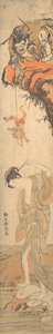 Kauneutta demonien kanssa, 1700-luku, 1700-luku. tekijältä Suzuki Harunobu