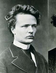 August Strindberg (m/w kuva)