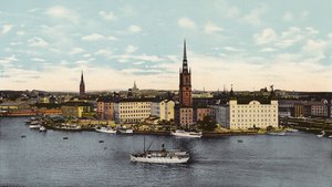 Tukholma: Riddarholmen (värillinen kuva) tekijältä Swedish Photographer