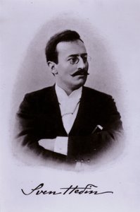 Sven Hedin, ruotsalainen tutkimusmatkailija (m/w kuva)