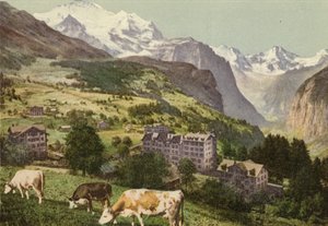 Berner Oberland: Wengen (värillinen kuva) tekijältä Swiss Photographer