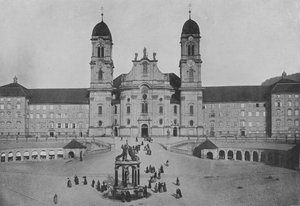 Einsiedeln, Facade du Couvent (m/w kuva) tekijältä Swiss Photographer