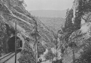 Moutier Gorge (m/w kuva) tekijältä Swiss Photographer