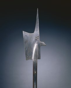 Halbard, n. 1480-1500 (teräs ja puu) tekijältä Swiss School