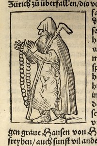 Kuvitus Sebastian Muensterin Cosmographiasta, Basel 1544 tekijältä Swiss School