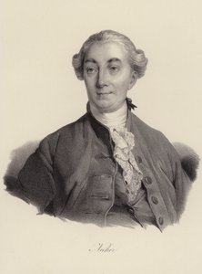 Jacques Necker, sveitsiläinen pankkiiri (kaiverrus) tekijältä Swiss School