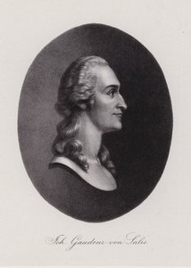 Johann Gaudenz von Salis-Seewis, sveitsiläinen runoilija (kaiverrus) tekijältä Swiss School