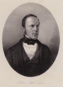 Johann Jakob Speiser, sveitsiläinen tekstiilikauppias, pankkiiri ja poliitikko (kaiverrus)