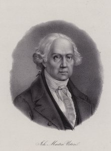 Johann Martin Usteri, sveitsiläinen runoilija (kaiverrus) tekijältä Swiss School