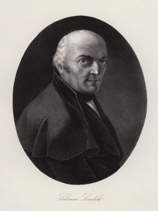 Salomon Landolt, sveitsiläinen poliitikko (kaiverrus) tekijältä Swiss School