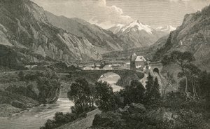 St. Maurice Ala-Rhônen laaksossa tekijältä Swiss School