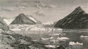 Aletsch-jäätikkö ja Marjelen-järvi tekijältä Swiss School