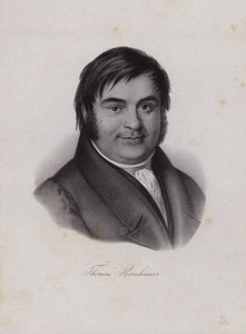 Thomas Bornhauser, sveitsiläinen teologi (kaiverrus) tekijältä Swiss School