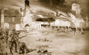 Ranskalaiset voittivat Saksan keisarillisen kaartin kylässä, joka vaihtoi omistajaa neljä kertaa, 1914-1919 tekijältä Sydney Adamson