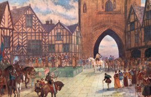 Kuningas James I:n vierailu Chesterissä 1617 jKr tekijältä Sydney Herbert